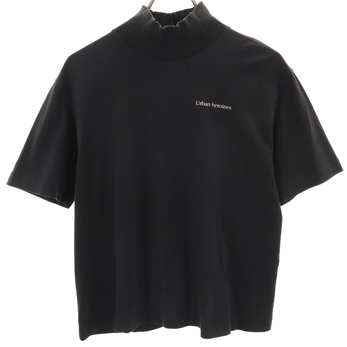 ZARA ザラ 半袖 ハイネック Tシャツ M ブラック