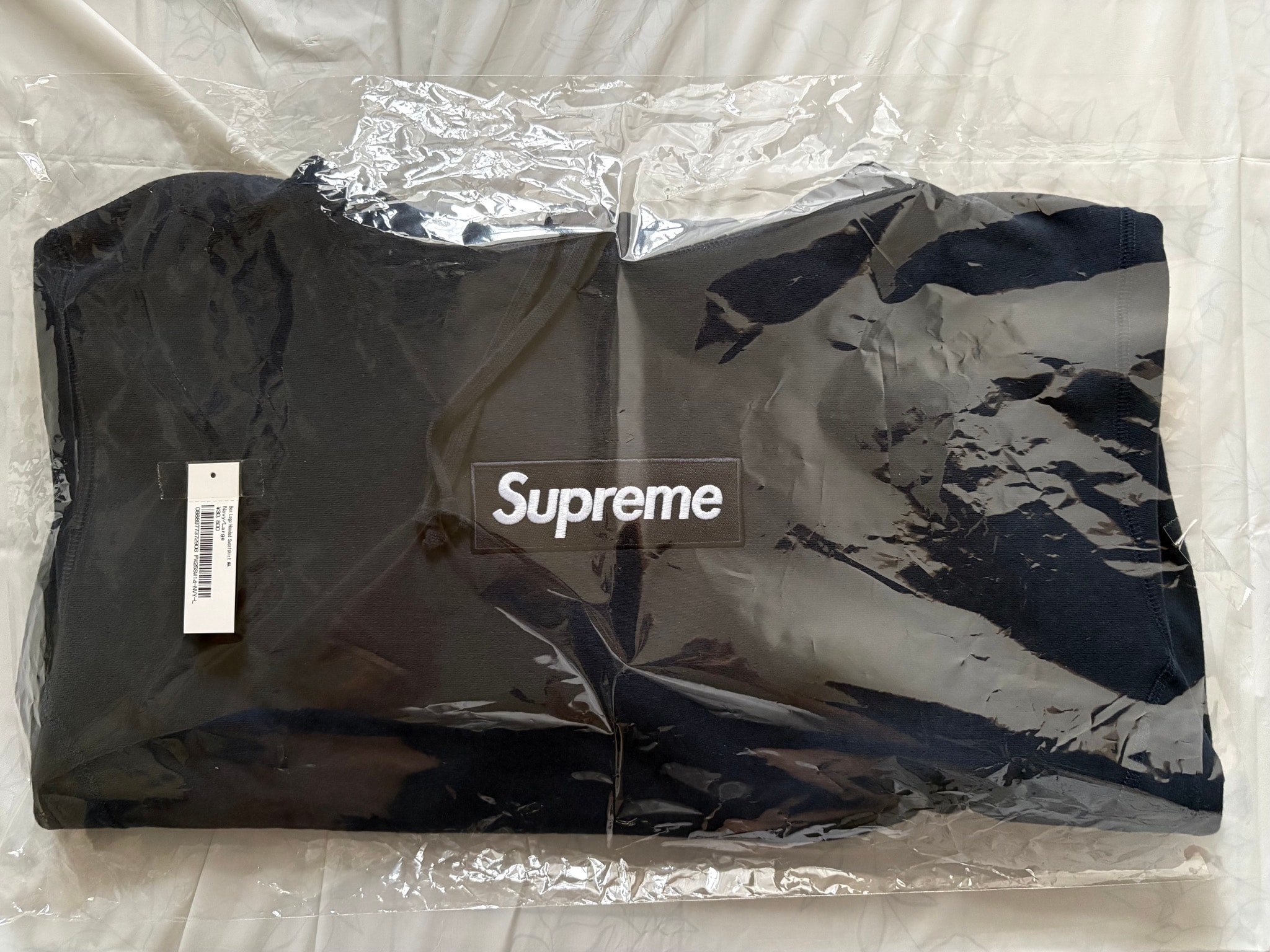 Supreme Box Logo Hooded Sweatshirt (25FW) "Navy"