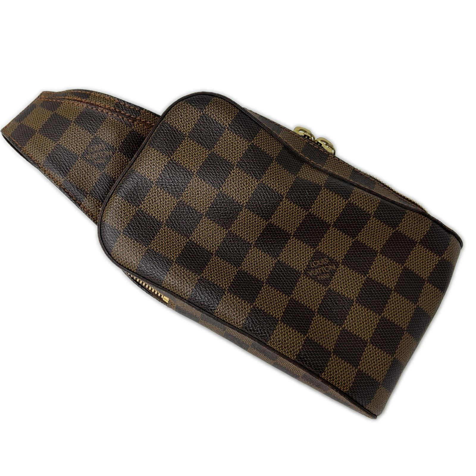 LOUIS VUITTON ルイヴィトン ダミエ ジェロニモス ウエストポーチ N51994 ブラウン