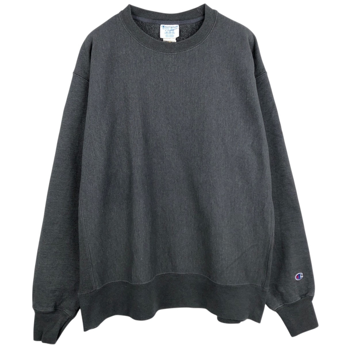 古着 チャンピオン Champion REVERSE WEAVE リバースウィーブ 目無し 無地 ブランクスウェットシャツ トレーナー メンズXL相当/eaa683320