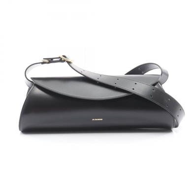 ジルサンダー JIL SANDER CANNOLO グランデ ショルダーバッグ バッグ レザー レディース ブラック系 J08WD0051P4840001 【新品】