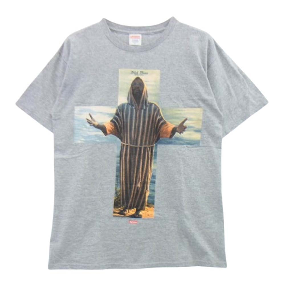 Supreme シュプリーム Tシャツ 12AW Black Moses Tee Isaac Hayes M 半袖 tシャツ カットソー ライトグレー系 M【中古】