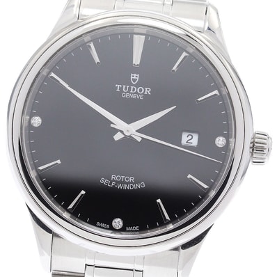 ★保 チュードル スタイル 3Pダイヤ デイト 12700 メンズ 【中古】