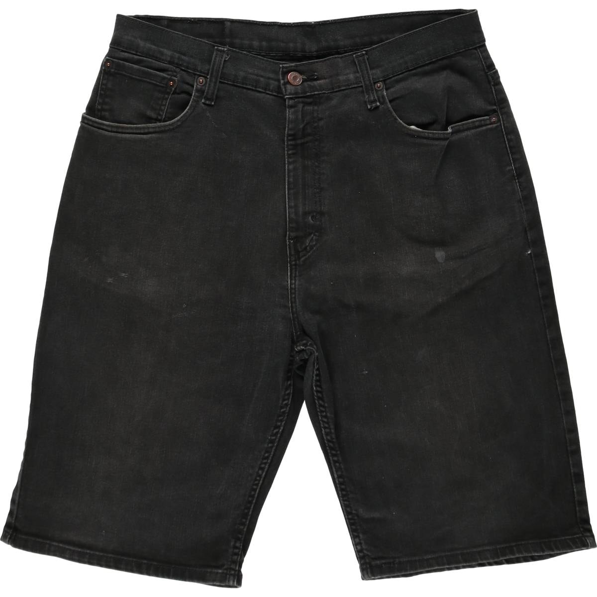 古着 リーバイス Levi's 569 ブラックデニムショーツ ハーフパンツ メンズw34相当/eaa656864