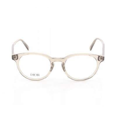 ディオール Dior 度なし クリアフレーム メガネ 衣料品 プラスチック メンズ グレー系 BOTANICAOR3F780050 【新品】