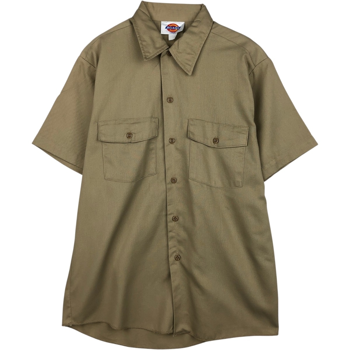 古着 ディッキーズ Dickies 半袖 ワークシャツ メンズL相当/eaa655375