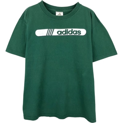 古着 アディダス adidas ロゴプリントTシャツ メンズM相当/eaa656984