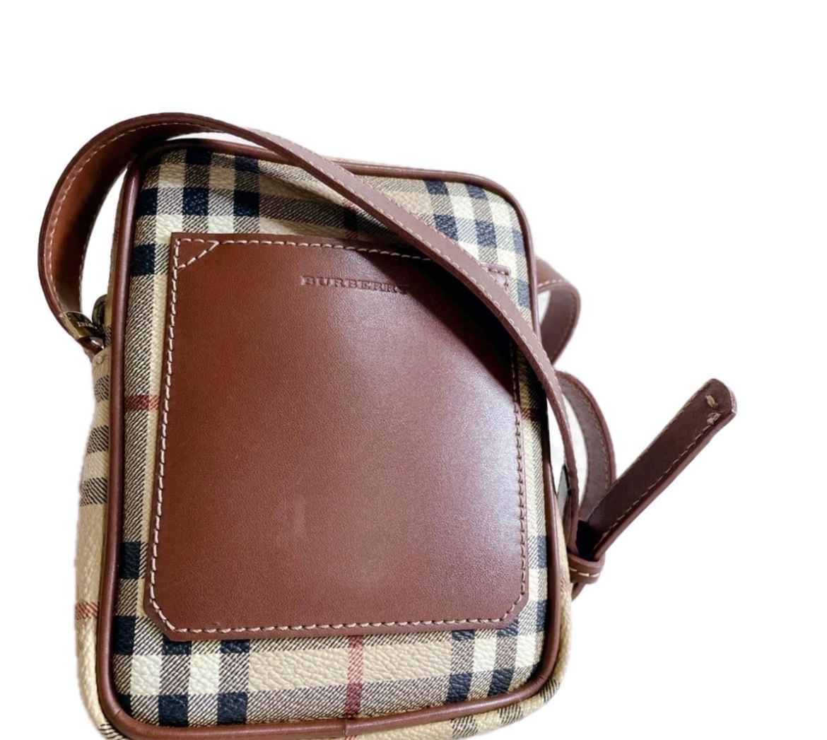  BURBERRY PVC シャドーホース カメラバッグ ショルダーバッグ