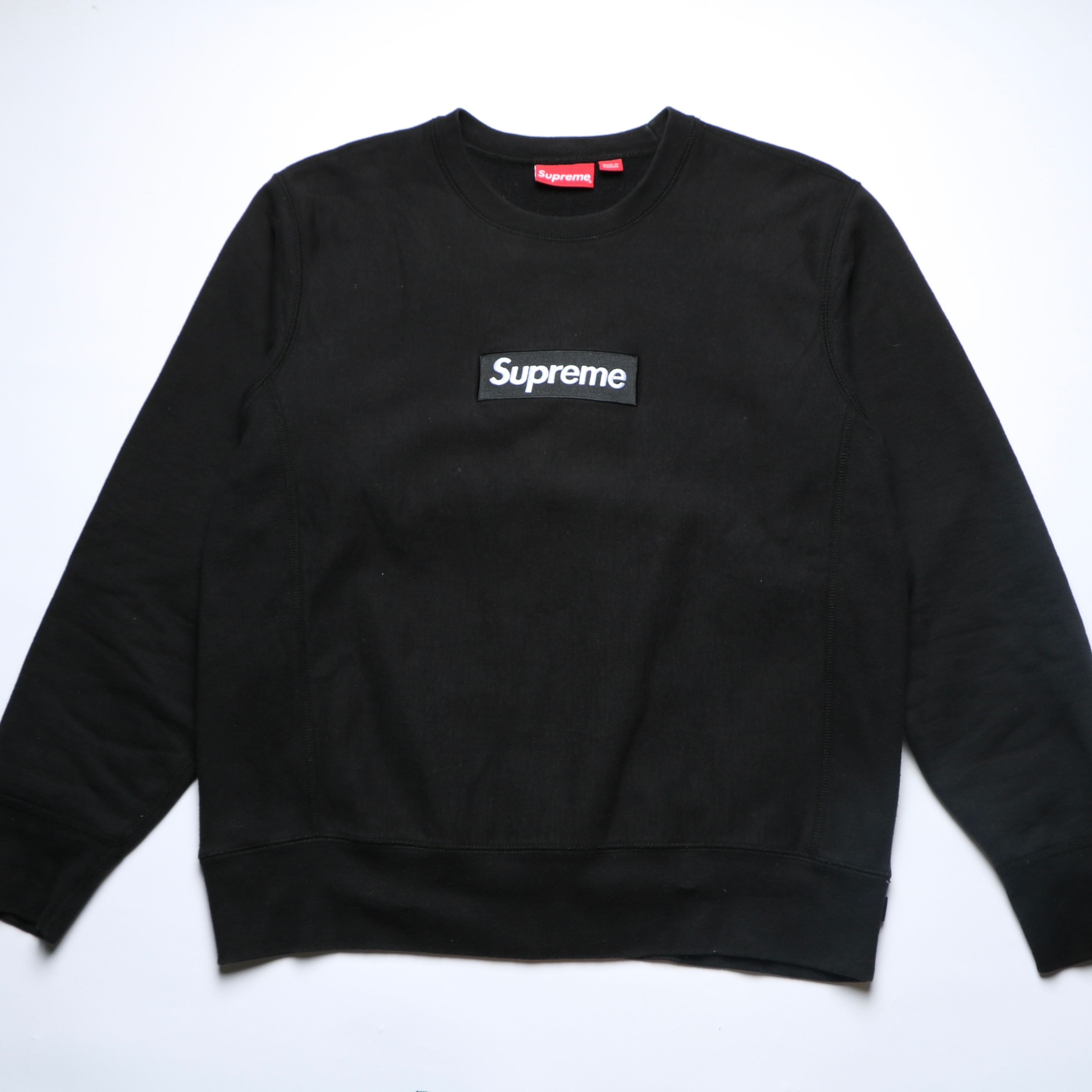 Supreme Box Logo Crewneck Sweatshirt "Black" (18FW)