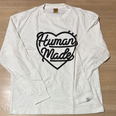 HUMAN MADE HEART L/S T-SHIRT "White"