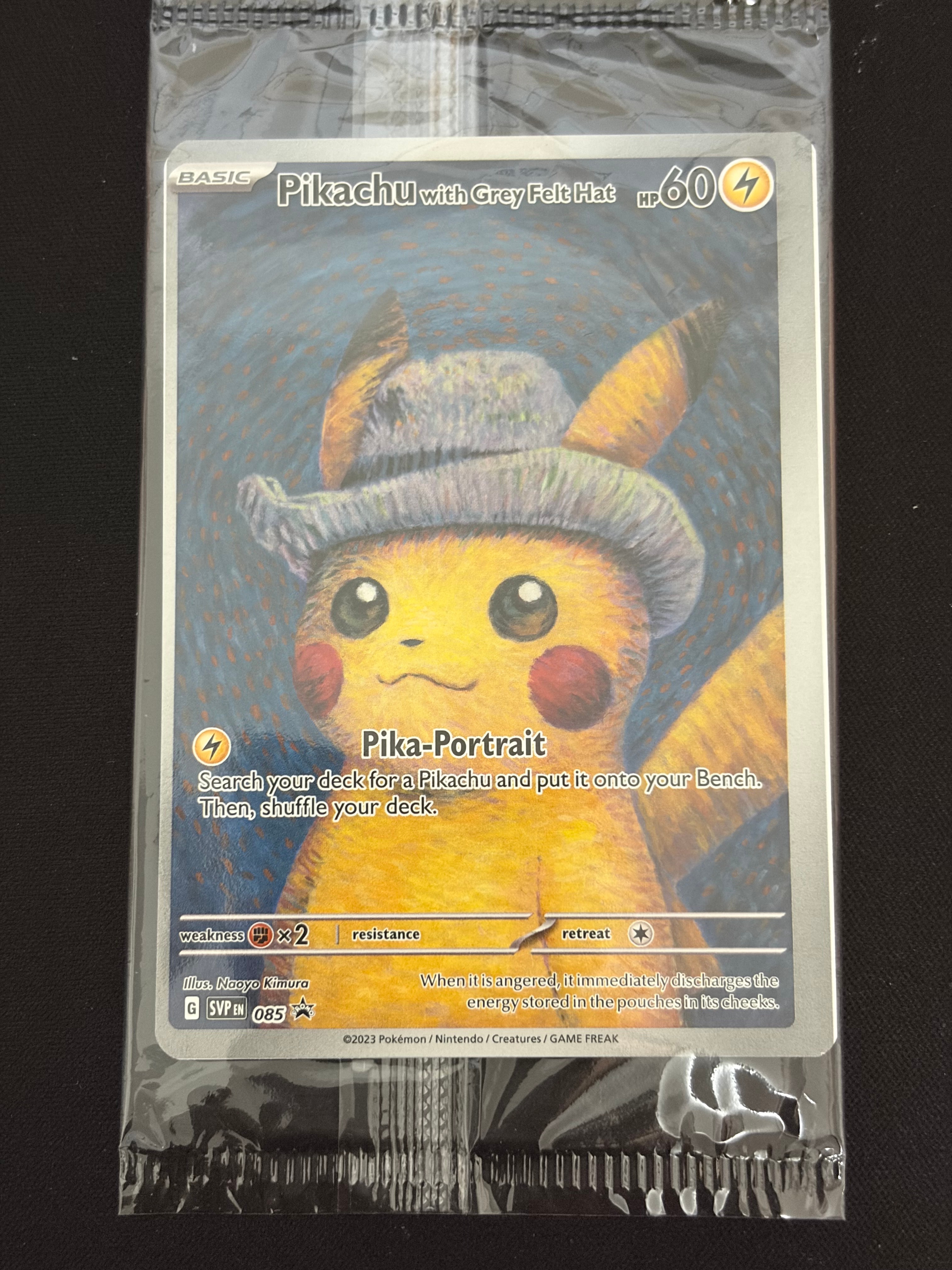 PSA9】ピカチュウ : プロモ [SVP EN 085](「ゴッホ展」 プロモーション