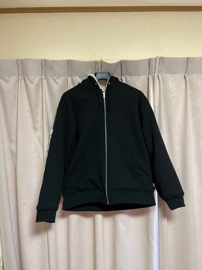 Supreme Faux Fur Lined Zip Up Hooded Sweatshirt "Black"