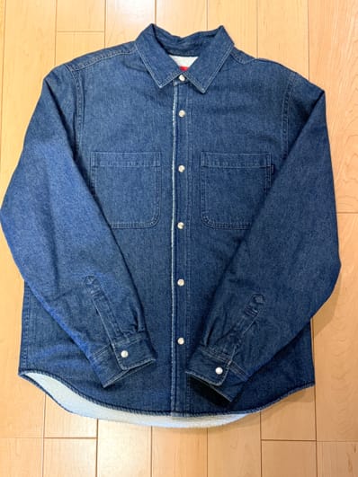 Supreme Sherpa Lined Denim Shirt "Blue"