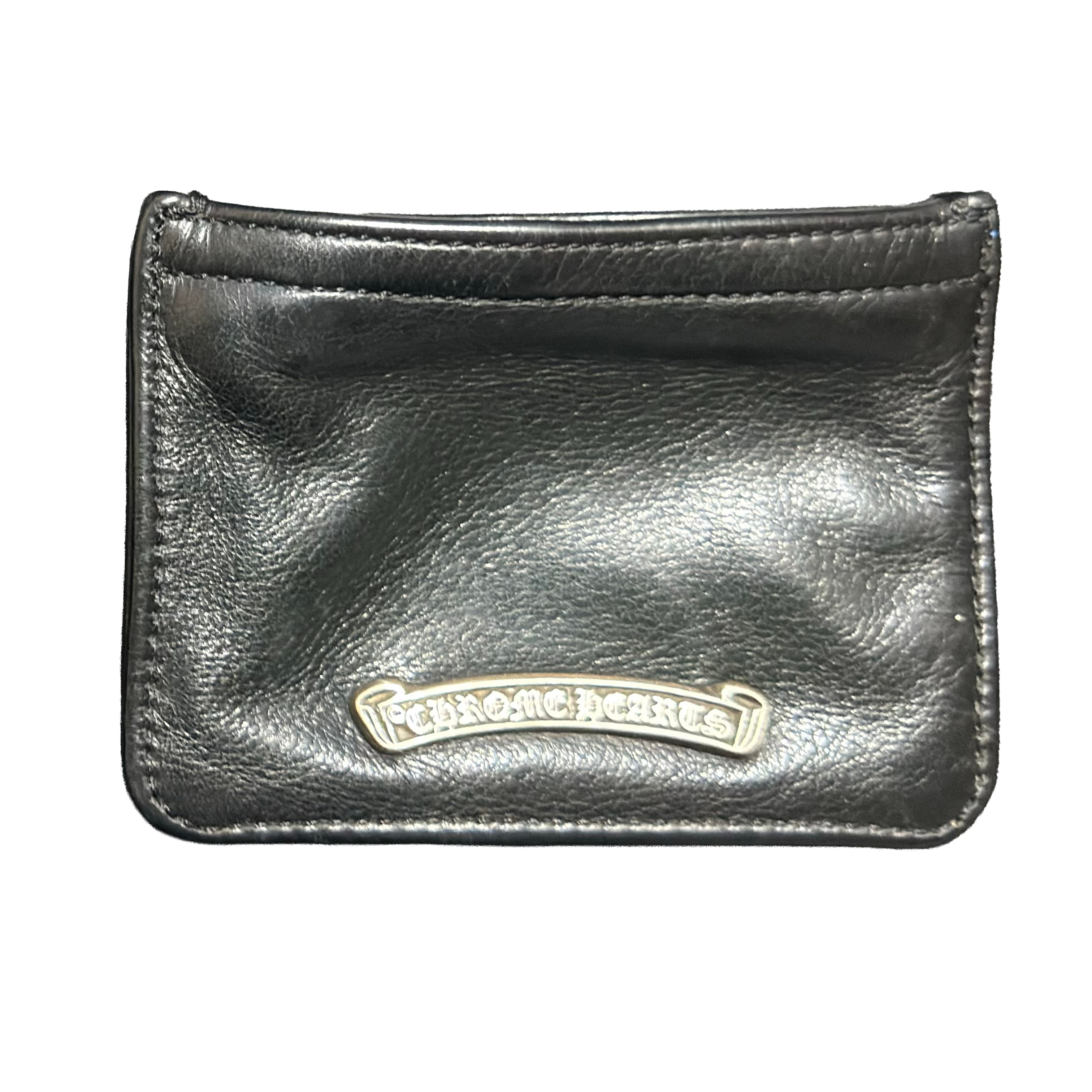 Chrome Hearts Zipper Leather Change Perth "Black"