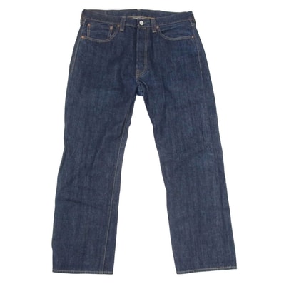 Levi's リーバイス デニムパンツ 501XX 1947年 復刻 赤耳 ビッグE 裏刻印3015 デニム パンツ インディゴブルー系 36【中古】