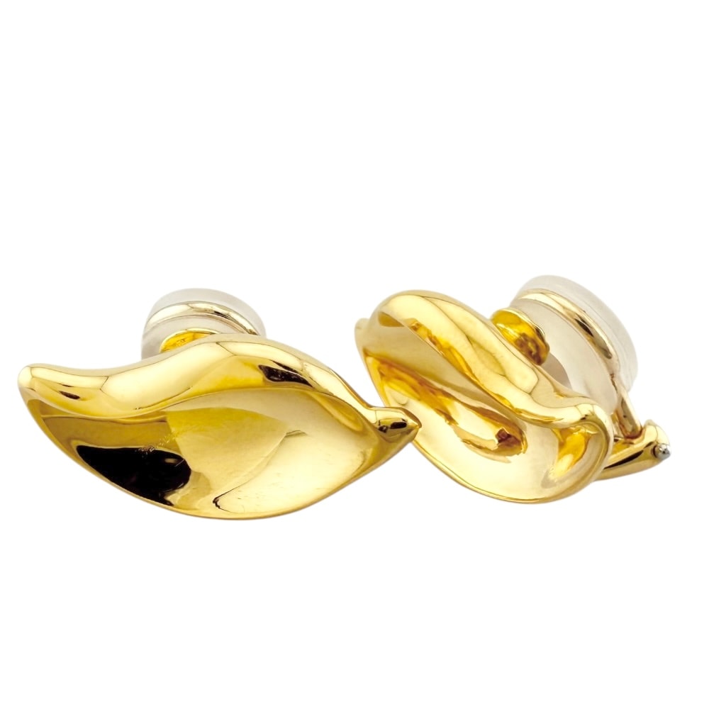 ティファニー リーフ イヤリング 18金 K18イエローゴールド レディース TIFFANY&Co.  中古