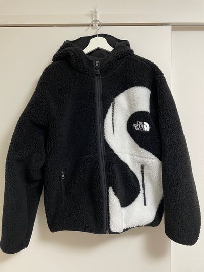 Supreme x The North Face S Logo Hooded Fleece Jacket "Black"
