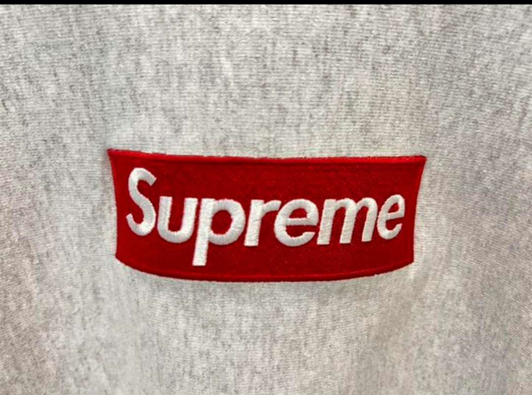Supreme Box Logo Crewneck Sweatshirt "Ash Grey" (18FW)