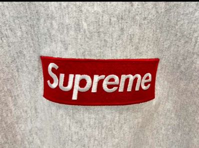 Supreme Box Logo Crewneck Sweatshirt "Ash Grey" (18FW)