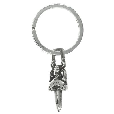 Chrome Hearts # 5 Dagger Key Ring "Silver"