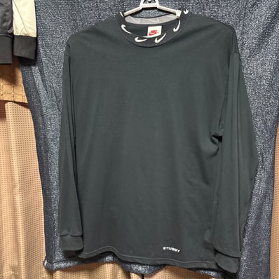 Nike x Stussy NRG BR LS Knit Top "Black"
