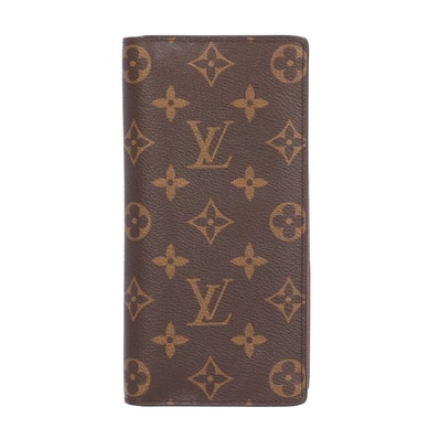 ルイヴィトン ポルトフォイユブラザ モノグラム 長財布 モノグラムキャンバス M66540 ユニセックス LOUIS VUITTON 中古