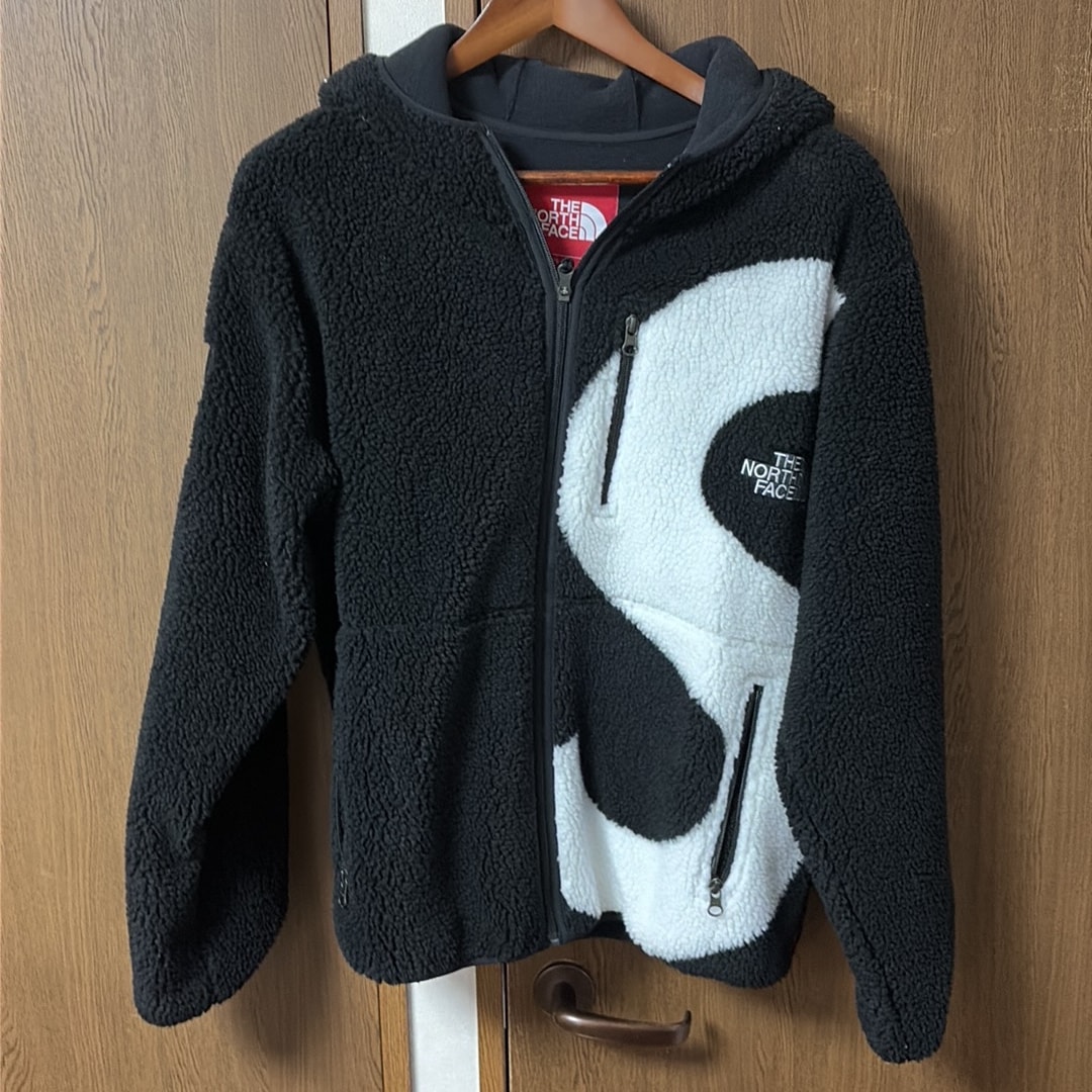 Supreme x The North Face S Logo Hooded Fleece Jacket "Black"