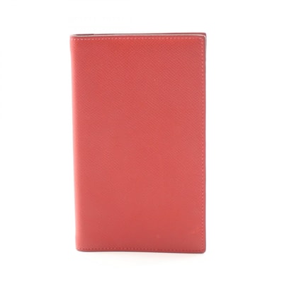 エルメス HERMES アジェンダヴィジョン ルビー 手帳カバー アクセサリー ヴォーエプソン ヴォーエプソン □J刻印(2006年製造) レディース レッド系 【中古】