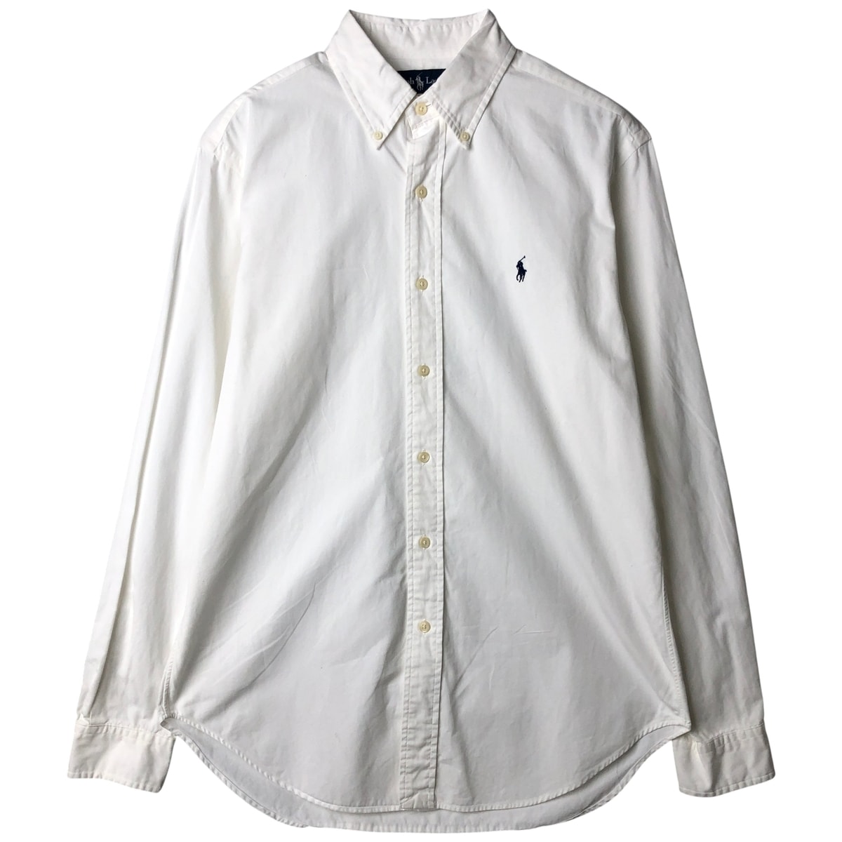 古着 ラルフローレン Ralph Lauren CLASSIC FIT 長袖 ボタンダウンシャツ メンズM相当/eaa458002