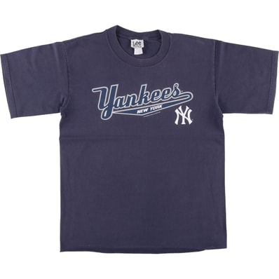古着 00年代 リー Lee SPORT MLB NEW YORK YANKEES ニューヨークヤンキース スポーツプリントTシャツ メンズM相当/eaa552536