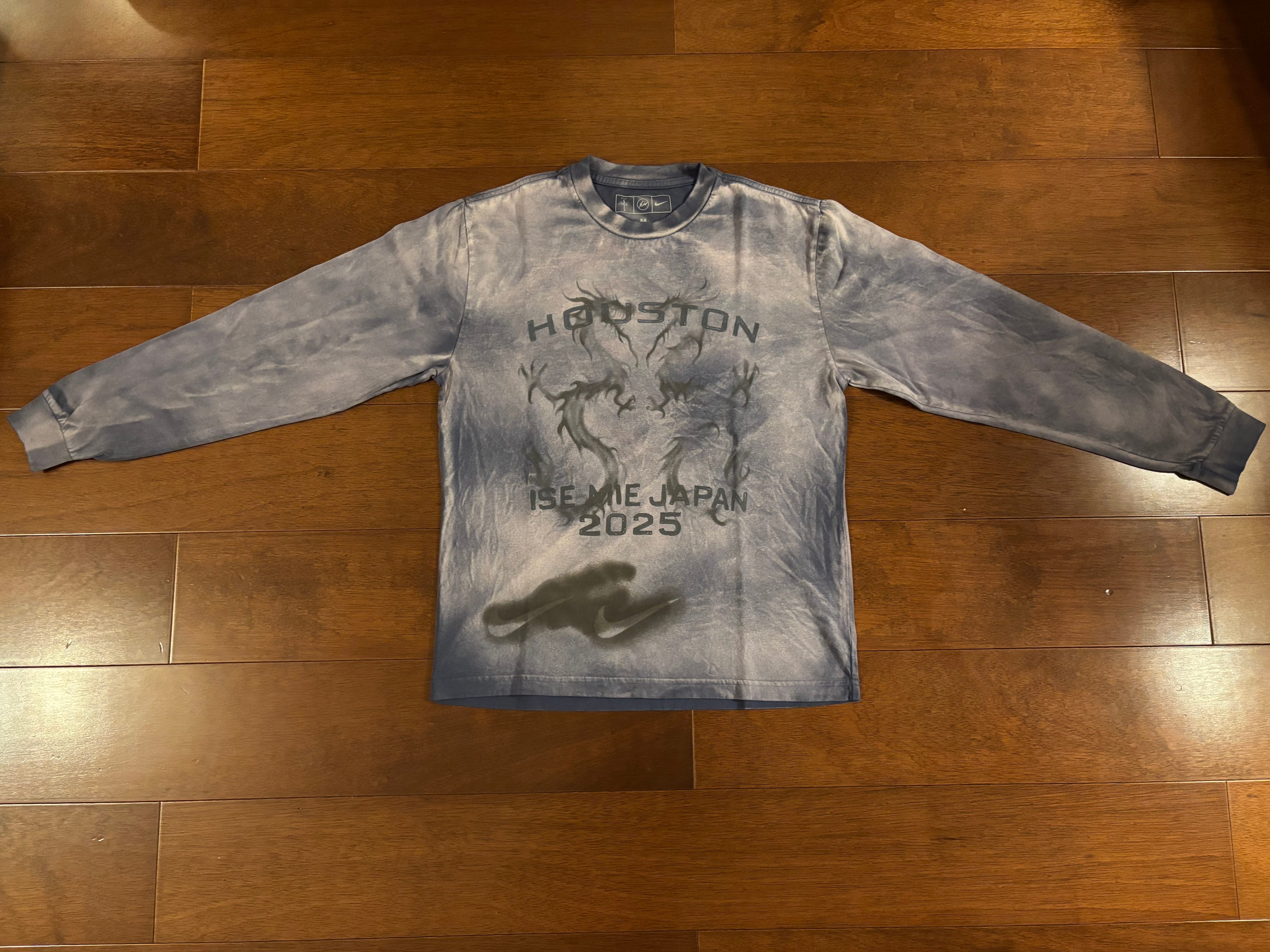 Travis Scott Cactus Jack x Fragment x Nike Houston To Ise Mie Longsleeve "Black"
