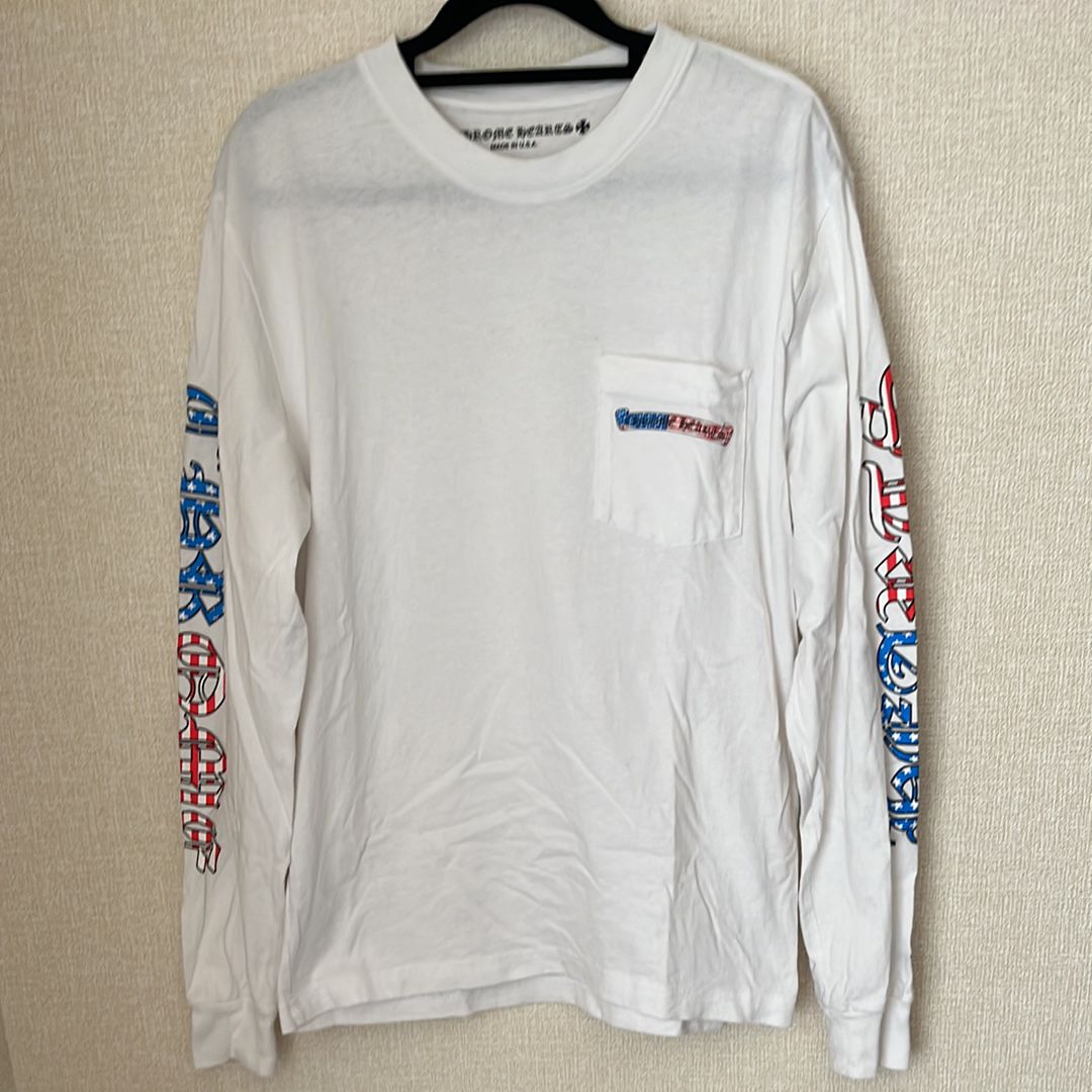 Chrome Hearts Matty Boy America L/S T-Shirt "White"