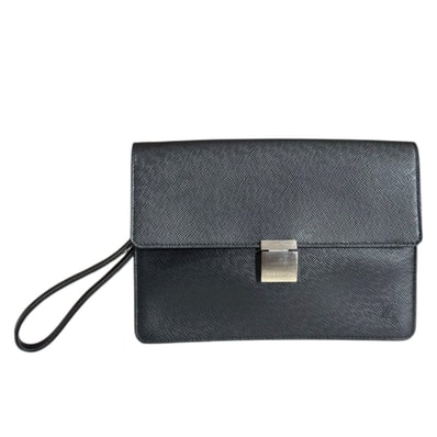 ルイヴィトン セレンガ タイガ セカンドバッグ タイガレザー M30782 ブラック メンズ LOUIS VUITTON 中古