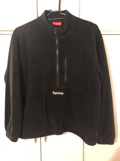 Supreme Polartec Half Zip Pullover "Black"