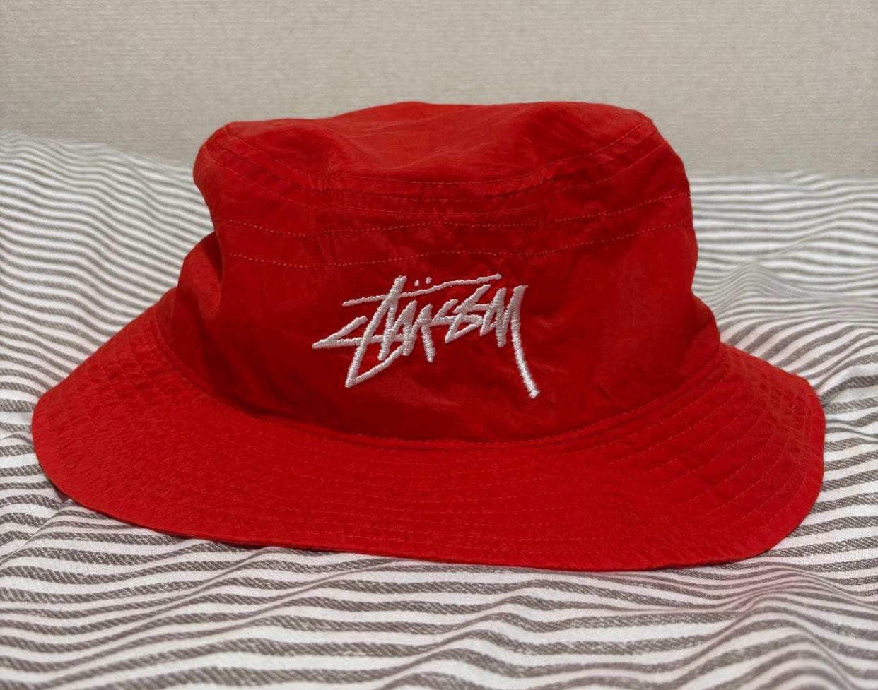 Nike x Stussy Bucket Hat "Red"