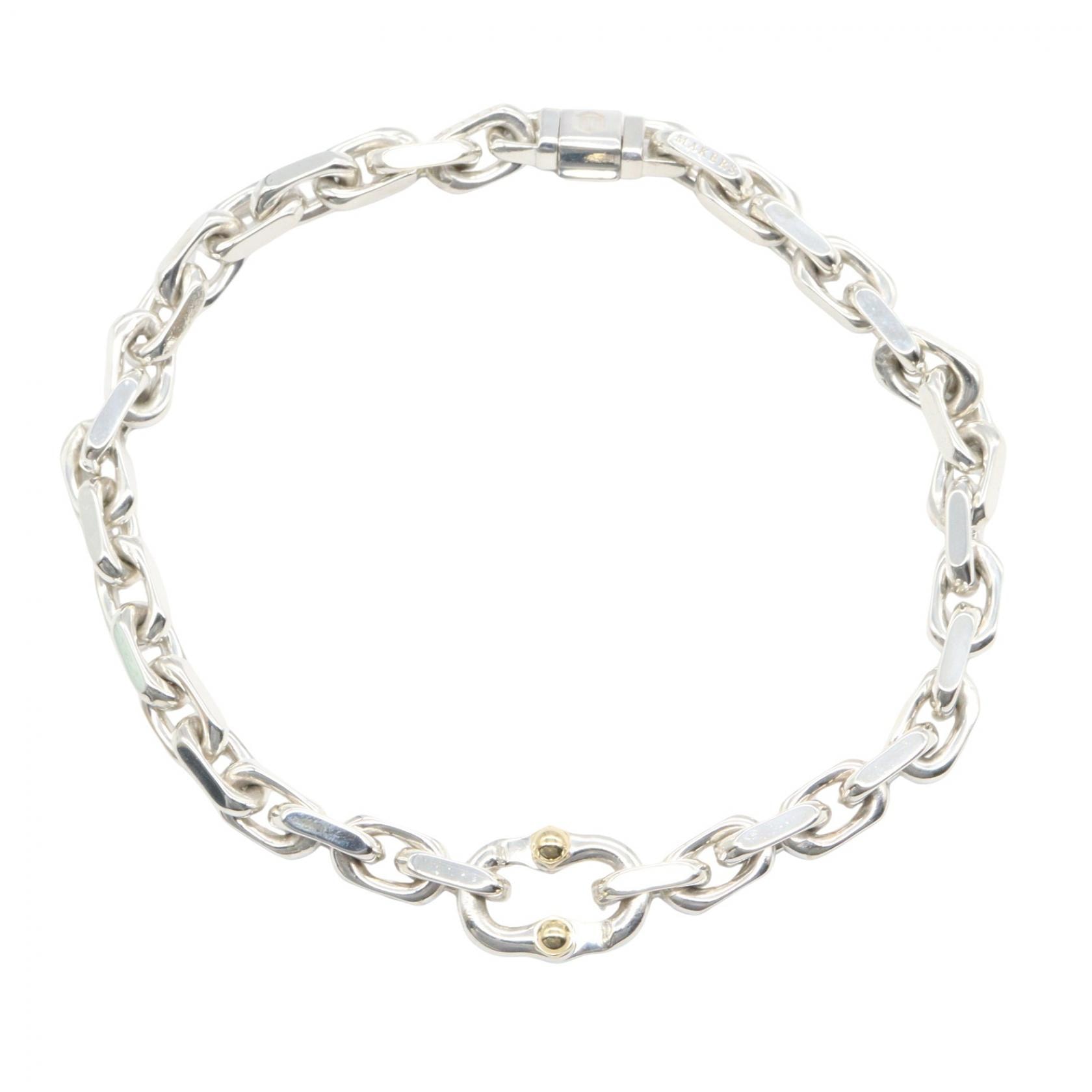 ティファニー TIFFANY&CO 1837メイカーズ ブレスレット ブレスレット アクセサリー シルバー925 メンズ レディース シルバー系 【中古】