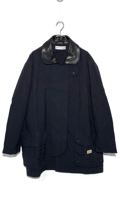 Stussy x Our Legacy Work Shop Fireman Jacket "Black Nylon Cordura"
