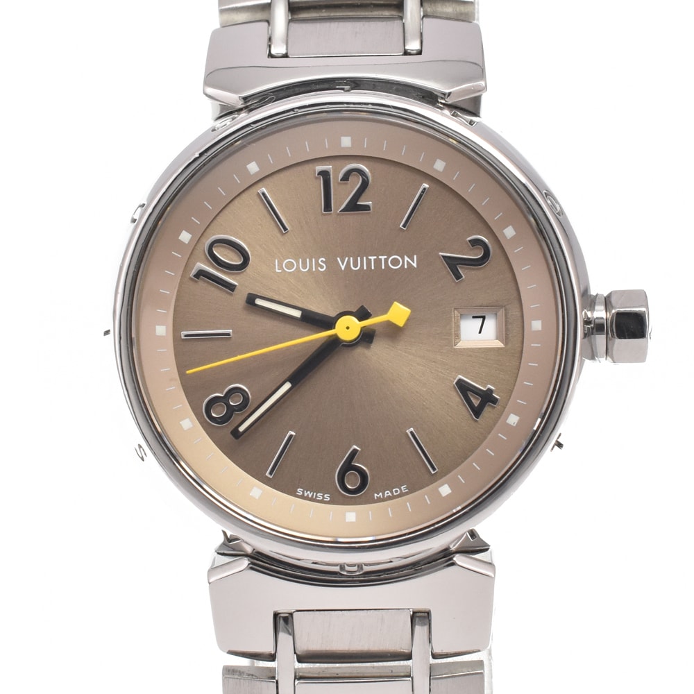 ルイ・ヴィトン LOUIS VUITTON Q1212 タンブール クォーツ レディース 良品 C#146627