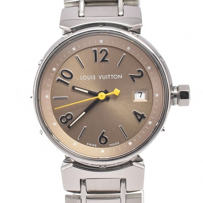 ルイ・ヴィトン LOUIS VUITTON Q1212 タンブール クォーツ レディース 良品 C#146627