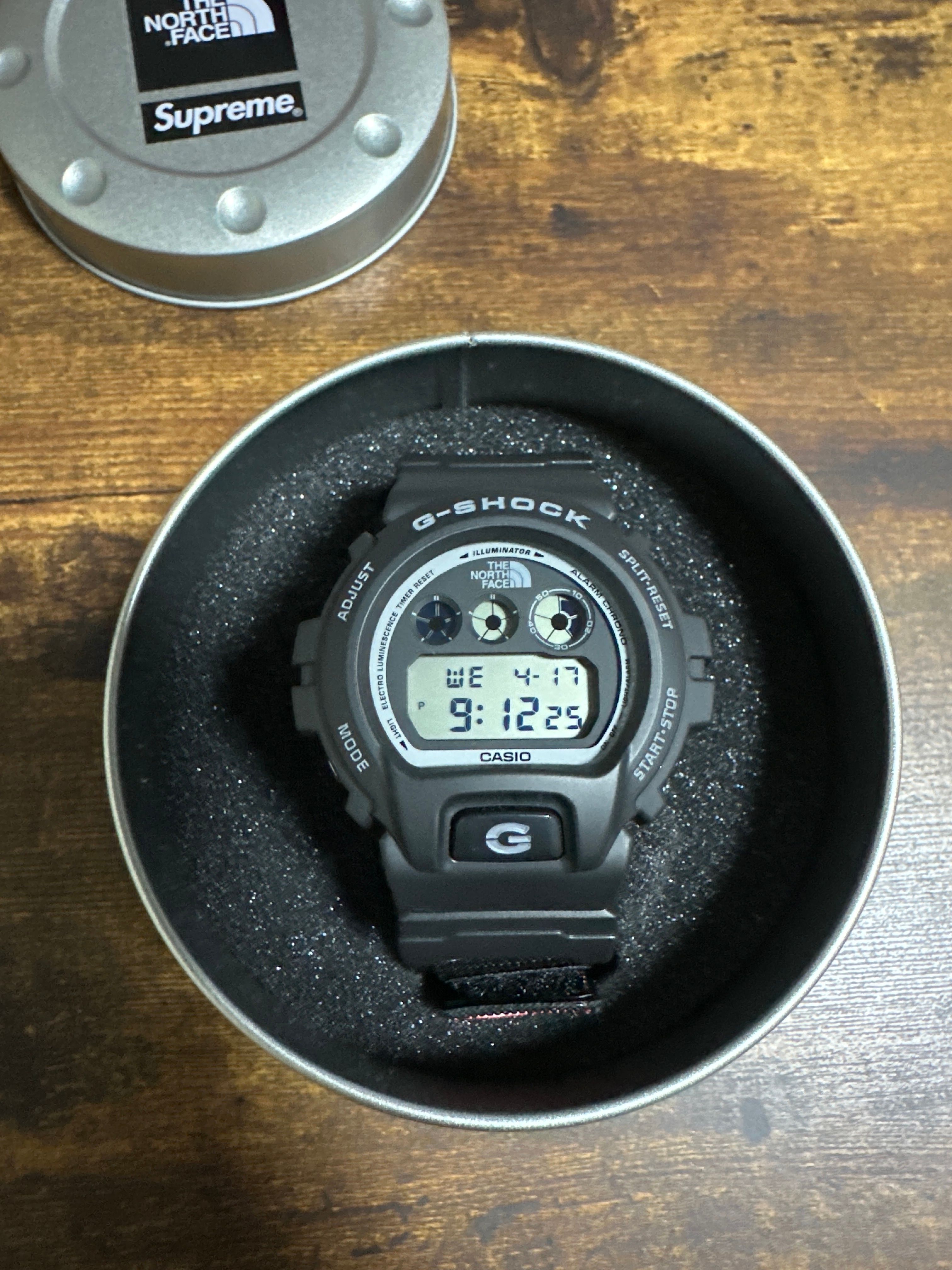 Supreme x The North Face G-SHOCK Watch "Black"