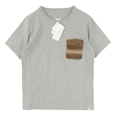 VISVIM ビズビム 13SS 0113105010084 BLANKET POCKET TEE S/S ブランケット ポケット ショートスリーブ 半袖 Tシャツ グレー系 2【中古】