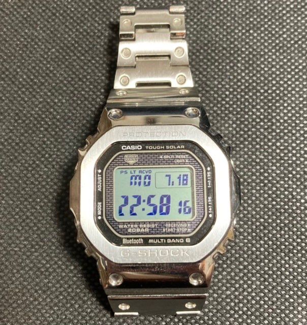 Casio G-Shock GMWB5000D-1 - 44mm in Stainless Steel