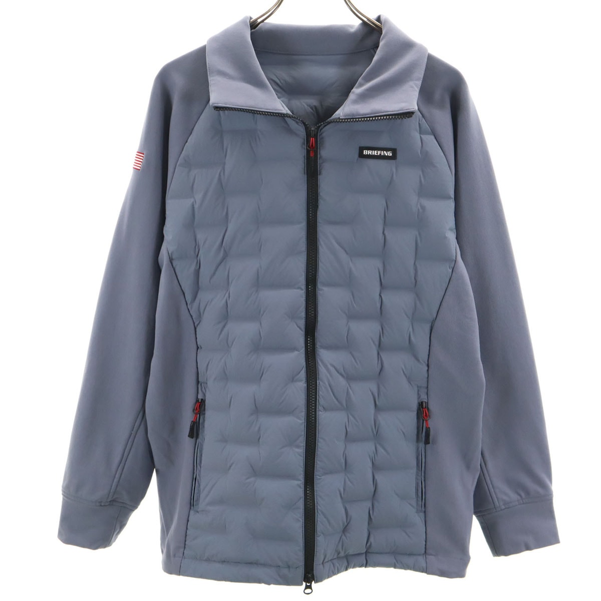 美品 BRIEFING ブリーフィング ゴルフ 中綿ジャケット L ブルー系