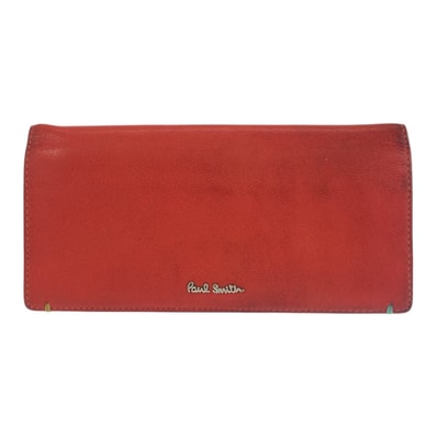 Paul Smith ポール スミス オレンジ レザー 長財布 ロングウォレット 600549 【中古】