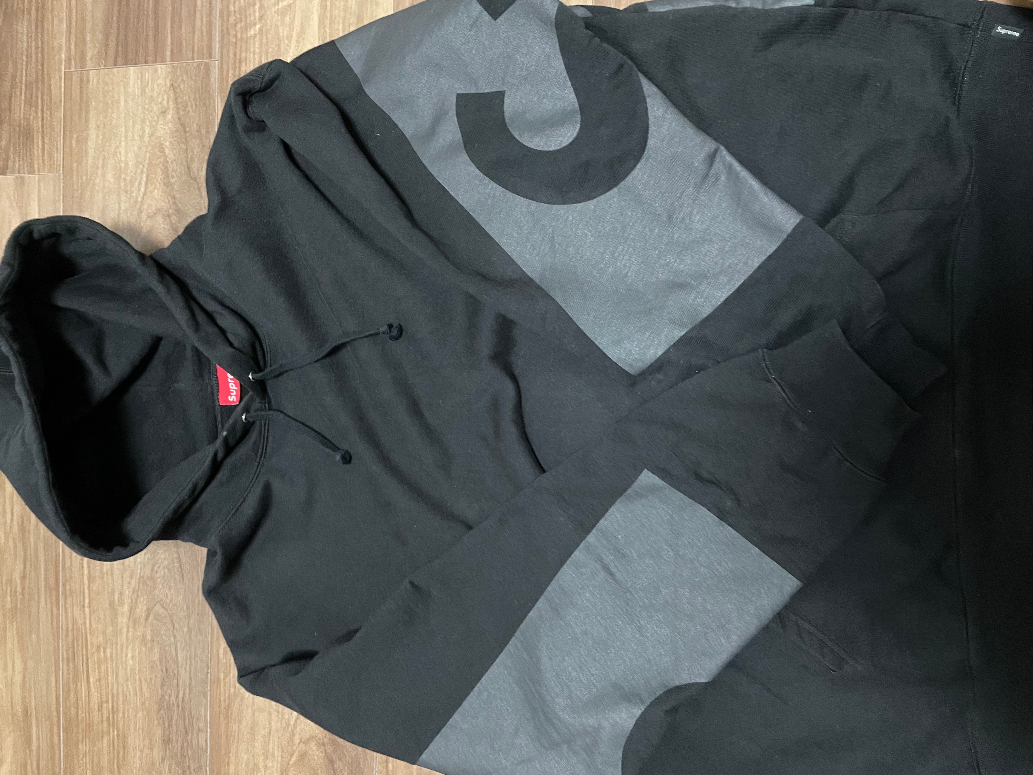 Supreme Big Logo Hooded Sweatshirt "Black"