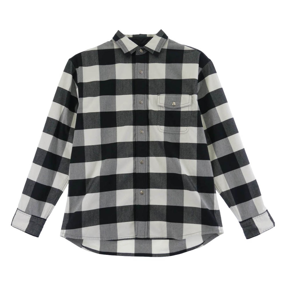 THE NORTH FACE ノースフェイス NR61964 L/S Nuthatch Shirt ロングスリーブ ヌハッチ 長袖 チェック シャツ ブラック系 ホワイト系 S【中古】