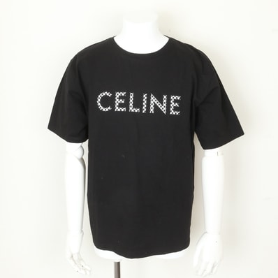 ■極美品 セリーヌ ロゴ L トップス ファッション 洋服 おしゃれ