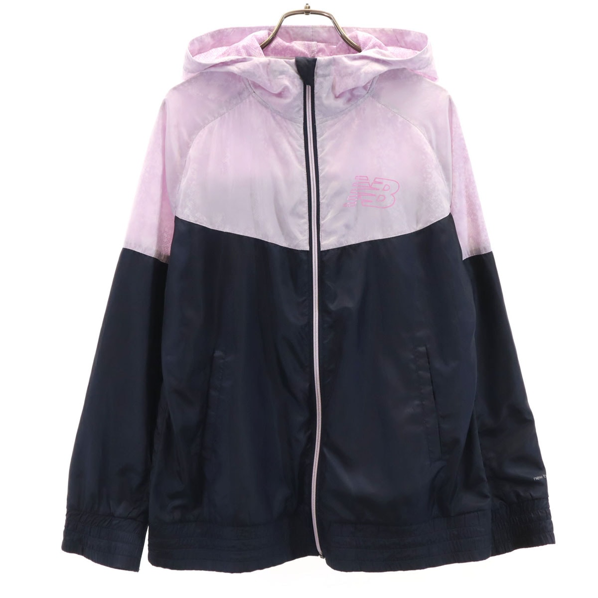 NEW BALANCE ニューバランス ウインドブレーカー L パープル系 裏メッシュ