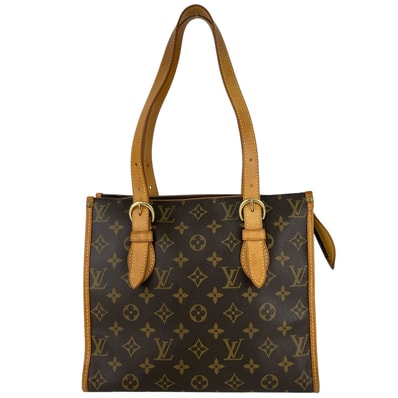 LOUIS VUITTON ルイ・ヴィトン ポパンクールオ ショルダーバッグ 肩掛け トートバッグ M40007 モノグラム ブラウン レディース【中古】