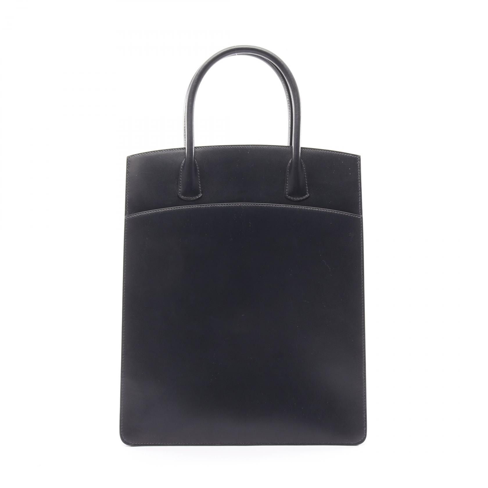 エルメス HERMES ホワイトバスアップ ハンドバッグ バッグ カーフ(牛革) ボックスカーフ ブルーインディゴ □G刻印(2003年製造) レディース ネイビー系 【中古】
